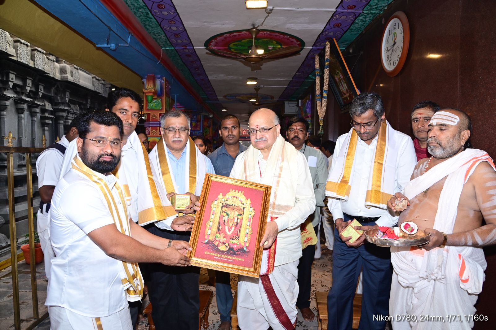 NITI Aayog CEO B.V.R. Subrahmanyam Offers Prayers at Kanaka Durga Temple in Vijayawada
